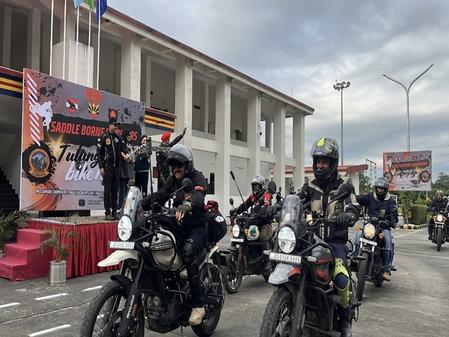 Indian Army Flags Off 'Saddle Borne Warriors' Motorcycle Rally In Missamari Indian Army Flags Off 'Saddle Borne Warriors' Motorcycle Rally In Missamari