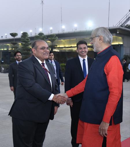 VP Radhakrishnan Departs For Seychelles To Attend Swearing-In Ceremony Of President-Elect VP Radhakrishnan Departs For Seychelles To Attend Swearing-In Ceremony Of President-Elect