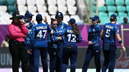 Women's World Cup: Bowlers And Amy Jones Help England Thrash New Zealand By Eight Wickets (Ld) Women's World Cup: Bowlers And Amy Jones Help England Thrash New Zealand By Eight Wickets (Ld)