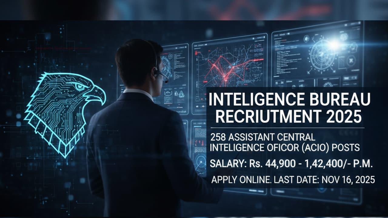 IB Recruitment 2025: 258 Vacancies Announced For ACIO Posts, Salary Up To ₹1.42 Lakh IB Recruitment 2025: 258 Vacancies Announced For ACIO Posts, Salary Up To ₹1.42 Lakh