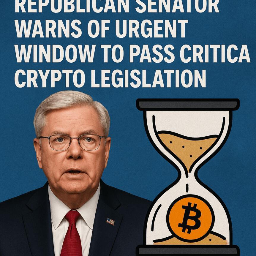 Republican Senator Warns Of Urgent Window To Pass Critical Crypto Legislation Republican Senator Warns Of Urgent Window To Pass Critical Crypto Legislation