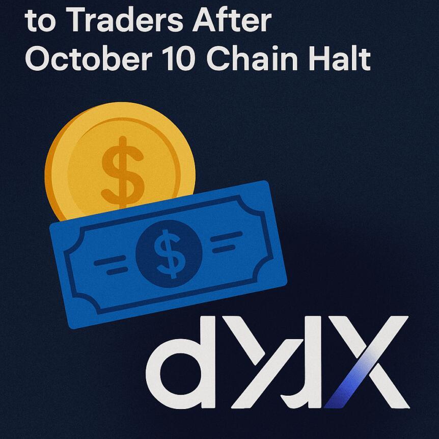 Dydx Offers $462K Compensation To Traders After October 10 Chain Halt Dydx Offers $462K Compensation To Traders After October 10 Chain Halt