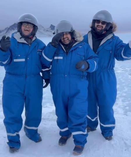 Shankar Mahadevan And Sons Sing Dil Dhadakne Do Title Track Amid Icy Landscapes Of Iceland Shankar Mahadevan And Sons Sing Dil Dhadakne Do Title Track Amid Icy Landscapes Of Iceland
