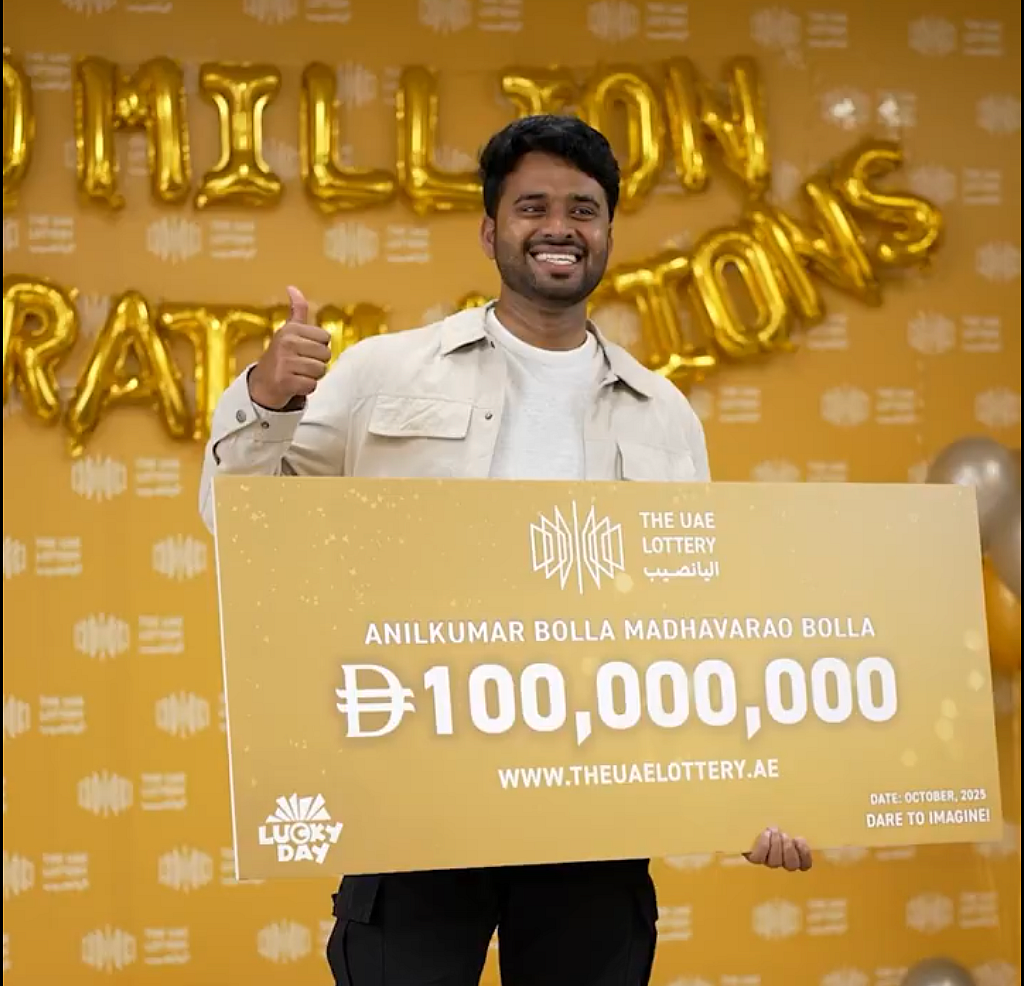UAE Lottery's Dh100-Million Winner Reveals Plans For Life-Changing Jackpot  UAE Lottery's Dh100-Million Winner Reveals Plans For Life-Changing Jackpot