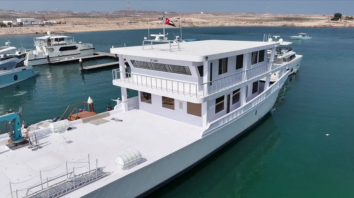 Sharjah Launches New Ship To Sir Bu Nair Island With 80-Passenger Capacity, 'Freezing Rooms'  Sharjah Launches New Ship To Sir Bu Nair Island With 80-Passenger Capacity, 'Freezing Rooms'