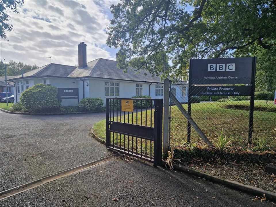 Changes To The BBC's Written Archives Centre Threaten Open Research  And Might Infringe On The Broadcaster's Charter The BBC Written Archives Centre, housed in a bungalow on the outskirts of Reading.          Ian Greaves
