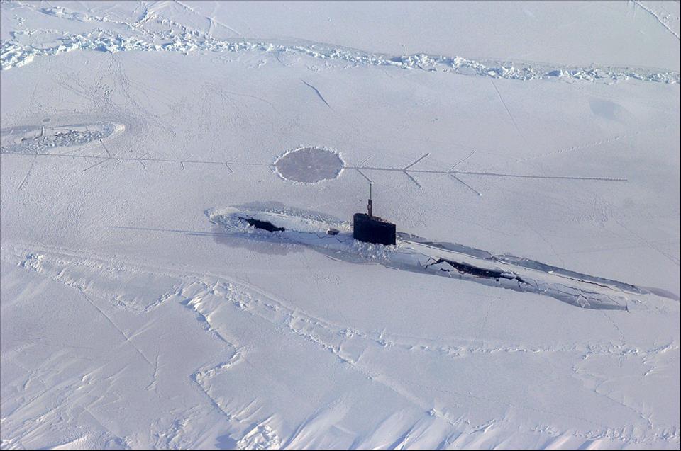 The Hidden Military Pressures Behind The New Push For Small Nuclear Reactors A nuclear sub emerges from the ice, somewhere north of Alaska.          US Navy Photo / Alamy