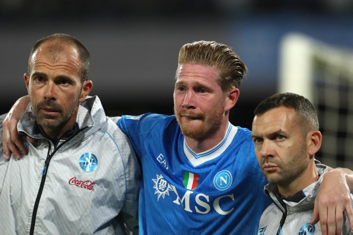 Napoli's De Bruyne Unlikely To Play Again This Year Napoli's De Bruyne Unlikely To Play Again This Year