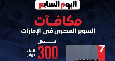 تعرف على قيمة جوائز بطولة السوبر المصري بالإمارات.. إنفوجراف تعرف على قيمة جوائز بطولة السوبر المصري بالإمارات.. إنفوجراف