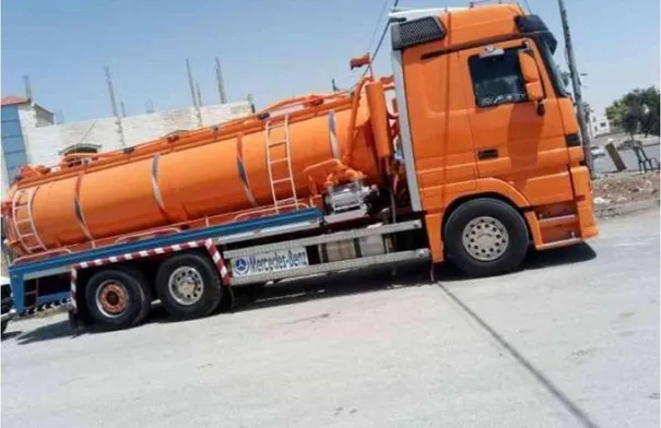 إربد: ضبط صهريج مياه عادمة يفرغ حمولته بطريقة مخالفة إربد: ضبط صهريج مياه عادمة يفرغ حمولته بطريقة مخالفة