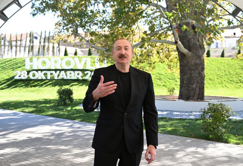 President Ilham Aliyev: Today's Reality Is A Celebration Of Justice President Ilham Aliyev: Today's Reality Is A Celebration Of Justice