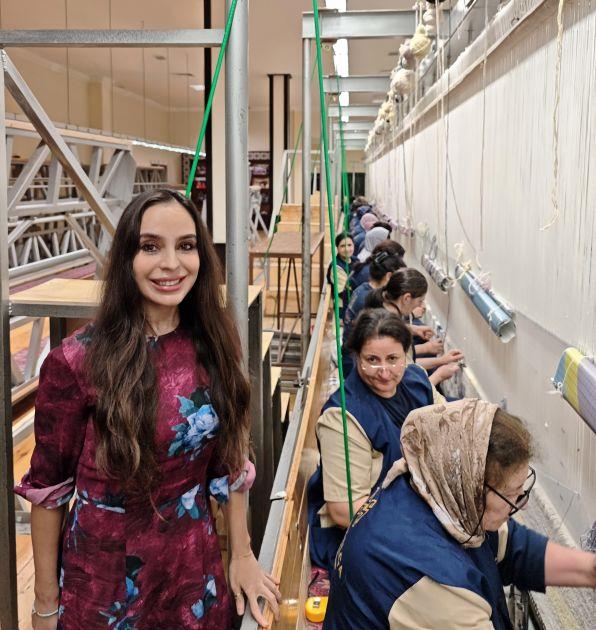 Azerkhalcha Weaves Largest Circular Carpet In History Of World Carpeting For Shusha Mosque Azerkhalcha Weaves Largest Circular Carpet In History Of World Carpeting For Shusha Mosque