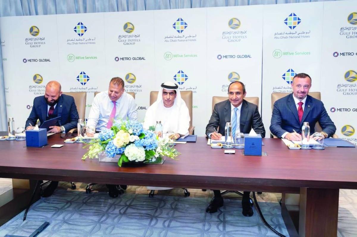 تعاون بين "فنادق الخليج" وفنادق أبوظبي الوطنية وشركة "مترو جلوبال" تعاون بين "فنادق الخليج" وفنادق أبوظبي الوطنية وشركة "مترو جلوبال"