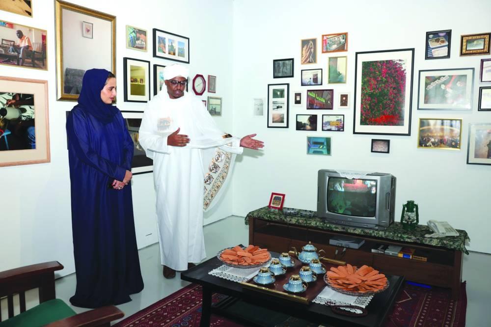 Sheikha Al Mayassa Opens 'Changing Gates' Art Exhibition At Fire Station Sheikha Al Mayassa Opens 'Changing Gates' Art Exhibition At Fire Station