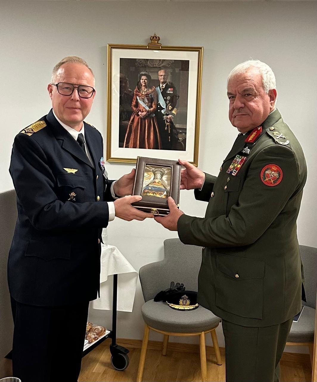 Army Chief Meets Supreme Commander Of The Swedish Armed Army Chief Meets Supreme Commander Of The Swedish Armed