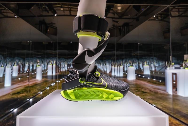 Nike Takes Exoskeletons Mainstream With Launch Of Motor-Powered Robot Shoe Nike Takes Exoskeletons Mainstream With Launch Of Motor-Powered Robot Shoe