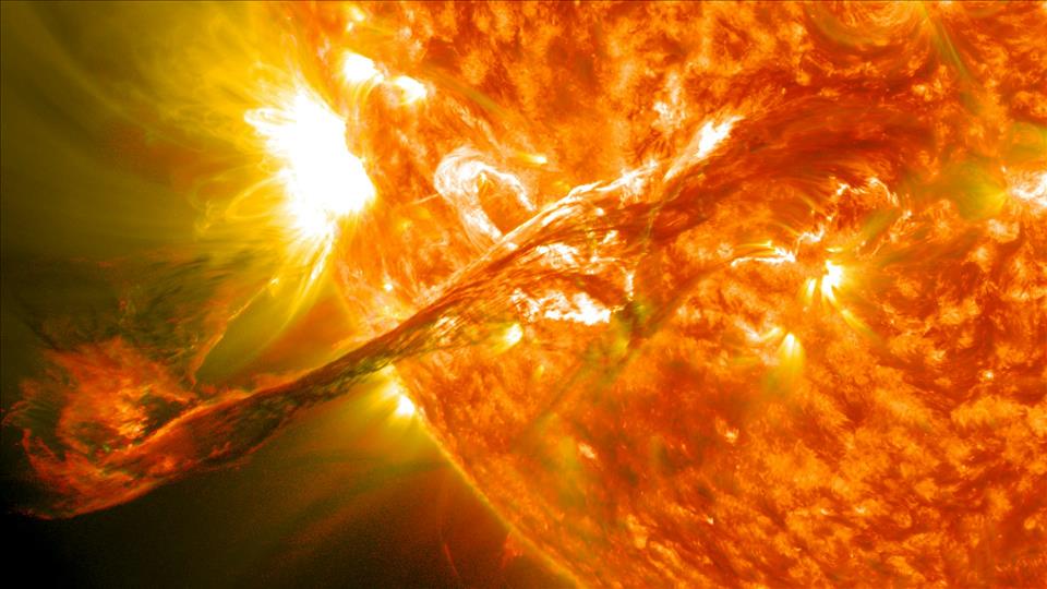 Solar Storms Have Influenced Our History  An Environmental Historian Explains How They Could Also Threaten Our Future Coronal mass ejections from the Sun can cause geomagnetic storms that may damage technology on Earth.        NASA/GSFC/SDO
