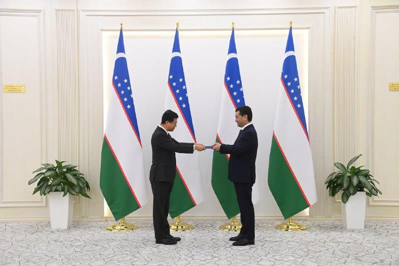 Uzbekistan Receives Credentials Of New Japanese Ambassador Uzbekistan Receives Credentials Of New Japanese Ambassador