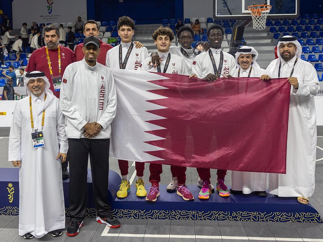 Team Qatar Clinches 3X3 Basketball Bronze At Asian Youth Games Team Qatar Clinches 3X3 Basketball Bronze At Asian Youth Games