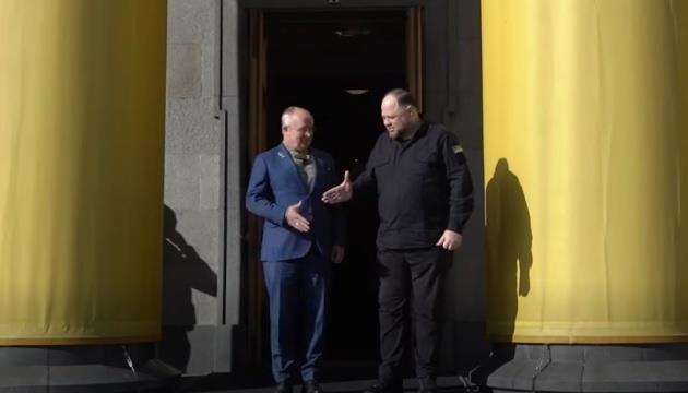 Lithuanian Parliament Speaker Makes First Visit To Ukraine Lithuanian Parliament Speaker Makes First Visit To Ukraine