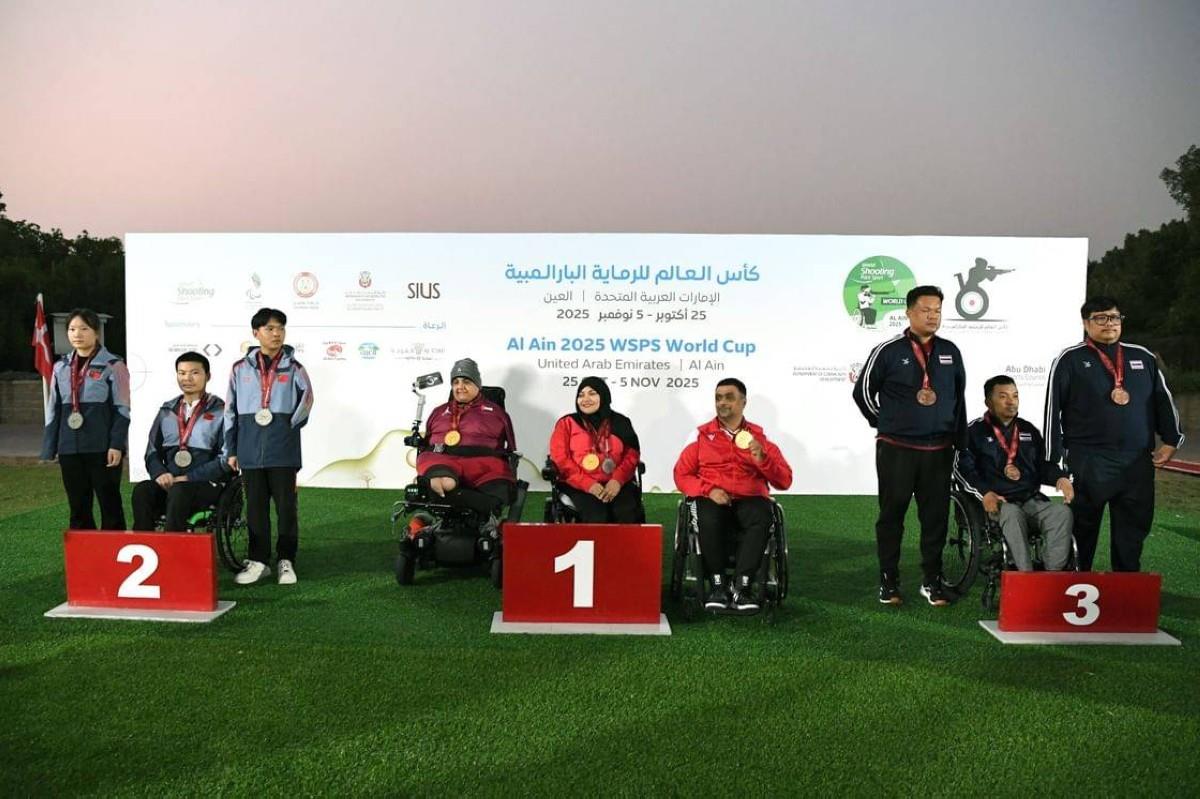 الإمارات تحصد "ذهبية وفضية" في مونديال الرماية البارالمبية بالعين الإمارات تحصد "ذهبية وفضية" في مونديال الرماية البارالمبية بالعين