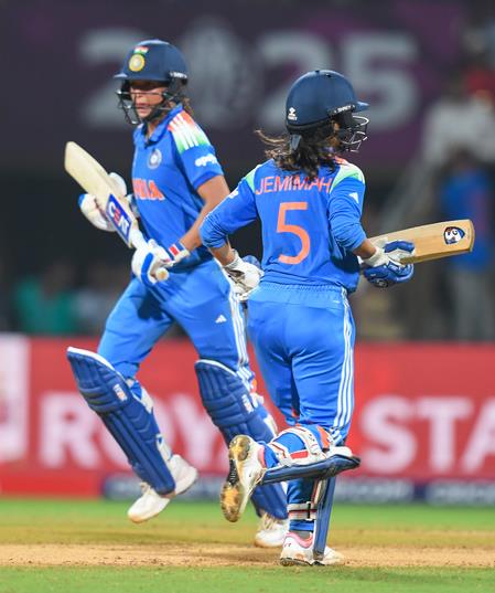 Women's World Cup: Jemimah Ton Helps India Beat Australia To Reach Final Women's World Cup: Jemimah Ton Helps India Beat Australia To Reach Final
