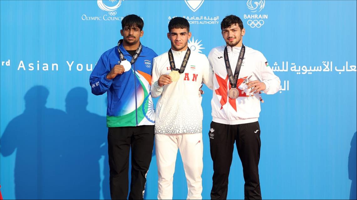 لاعب منتخب المصارعة ناغوج يحرز ميدالية برونزية بدورة الألعاب الآسيوية لاعب منتخب المصارعة ناغوج يحرز ميدالية برونزية بدورة الألعاب الآسيوية