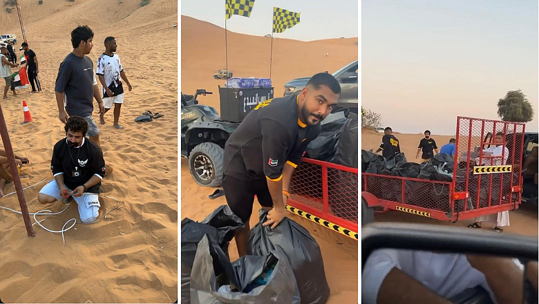 'Worth It': Why Young UAE Residents Are Lifting Heavy Trash Bags To Keep Desert Clean  'Worth It': Why Young UAE Residents Are Lifting Heavy Trash Bags To Keep Desert Clean