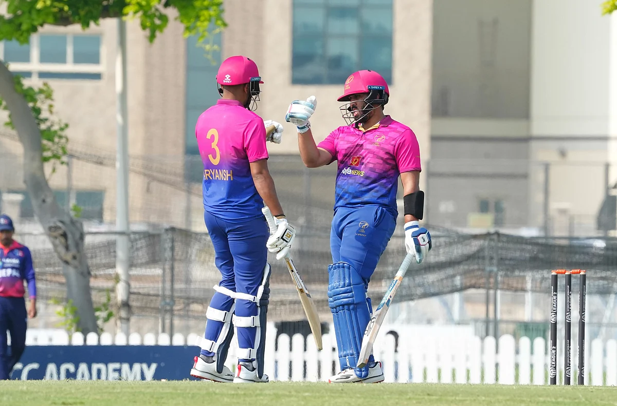 Aryansh Sharma Shines As UAE Beat Nepal In ICC CWC League 2 Aryansh Sharma Shines As UAE Beat Nepal In ICC CWC League 2