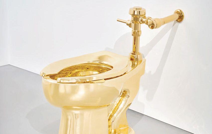 عرض مرحاض من الذهب الخالص في المزاد العلني بسعر ابتدائي يبلغ 10 ملايين دولار عرض مرحاض من الذهب الخالص في المزاد العلني بسعر ابتدائي يبلغ 10 ملايين دولار