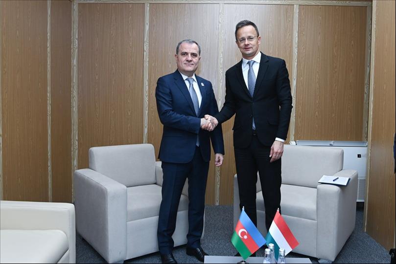 Azerbaijani And Hungarian Fms Discuss Strategic Partnership Azerbaijani And Hungarian Fms Discuss Strategic Partnership