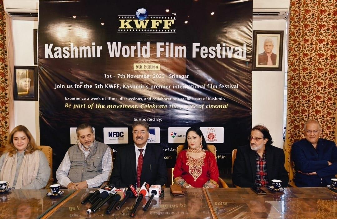Kashmir World Film Festival To Be Held From Nov 1-7 Kashmir World Film Festival To Be Held From Nov 1-7