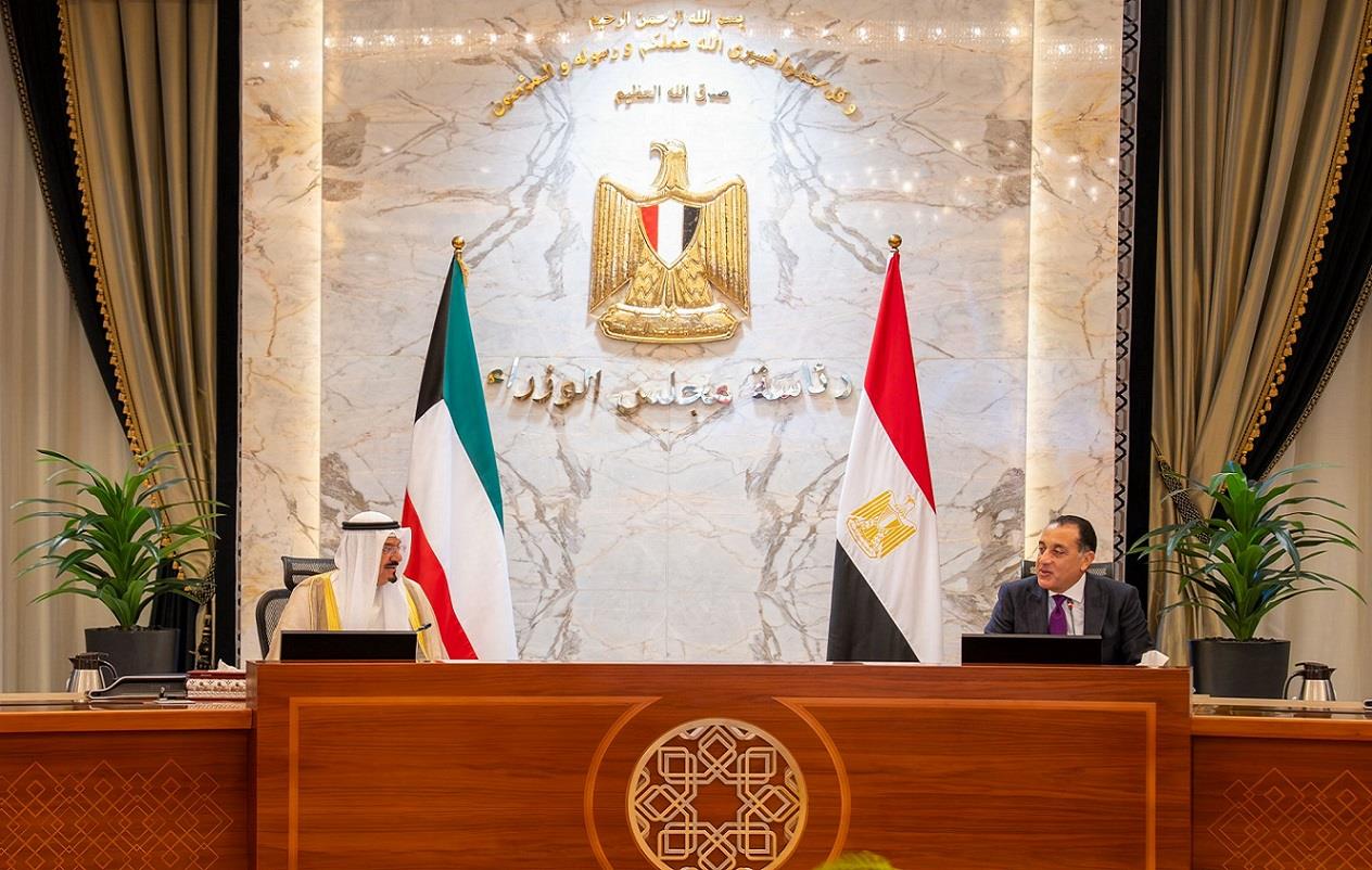Kuwaiti, Egyptian Prime Ministers Discuss Cementing Ties Kuwaiti, Egyptian Prime Ministers Discuss Cementing Ties