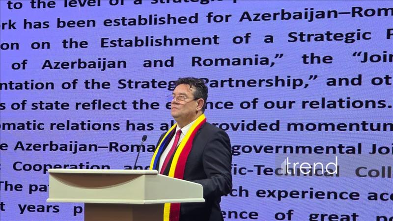 Romania And Azerbaijan's Co-Op Soars Across All Sectors, Ambassador Says