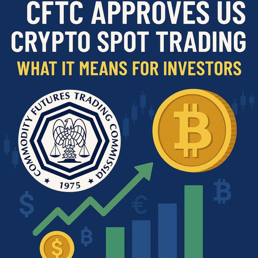 CFTC Approves US Crypto Spot Trading - What It Means For Investors