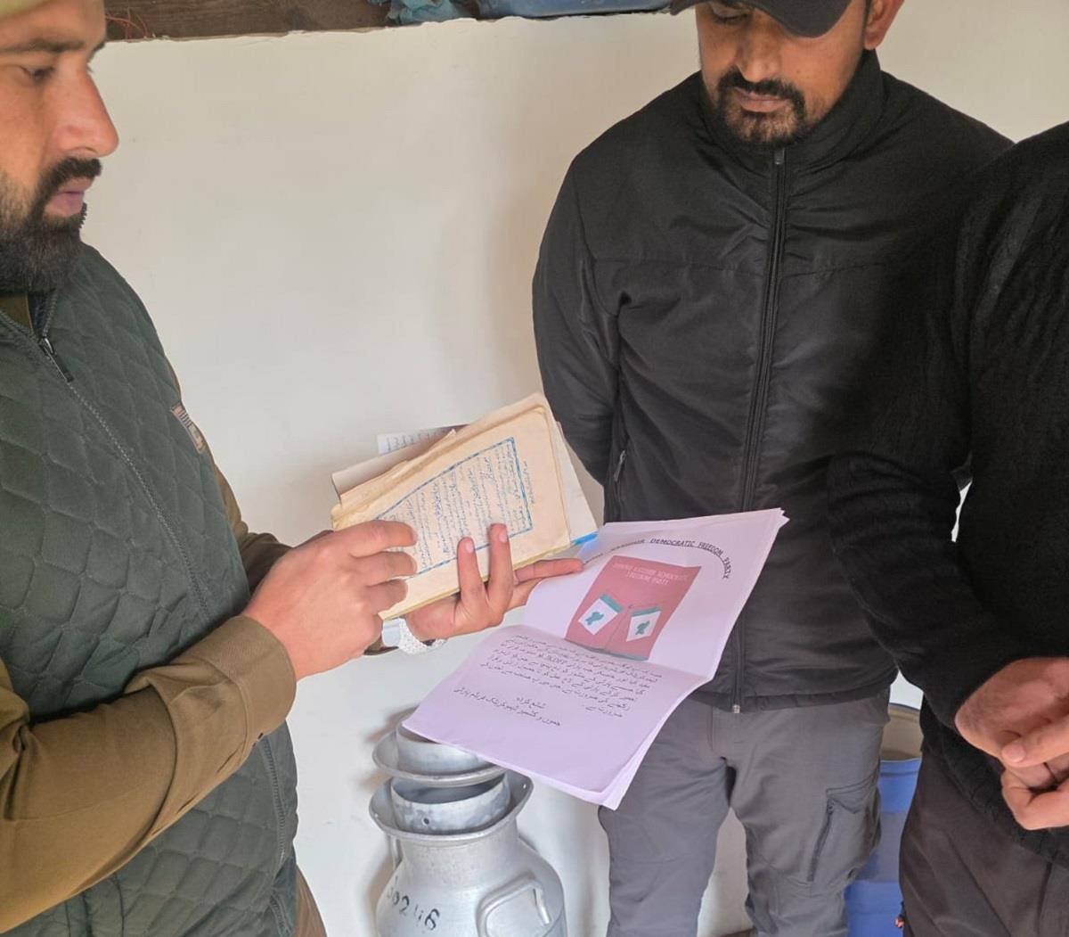 Separatist Posters, Banned Literature Seized In Pulwama