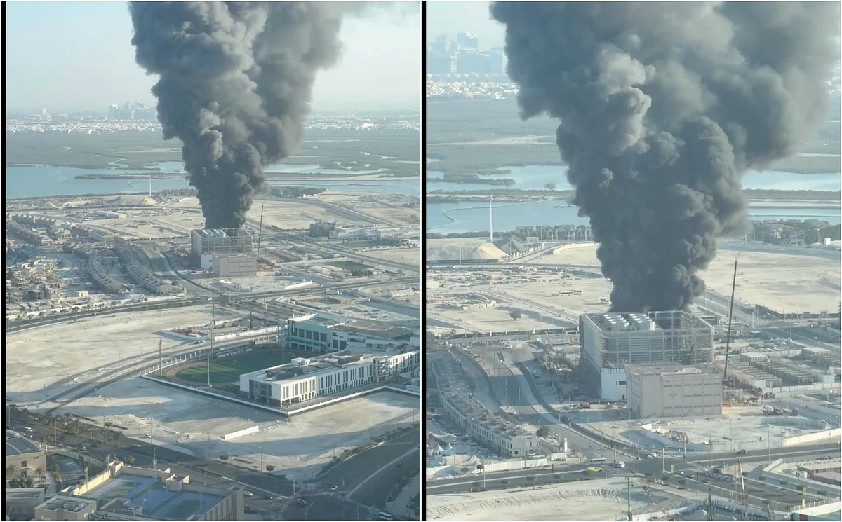 Abu Dhabi: Building Fire Under Control On Al Reem Island    No Casualties Reported