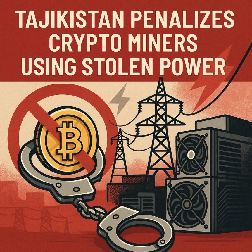 Tajikistan Penalizes Crypto Miners Using Stolen Power