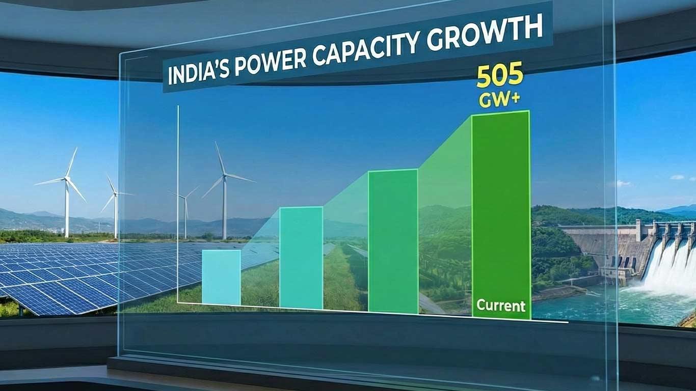 India's Installed Power Capacity Crosses 505 GW, Non-Fossil Sources Account For Over 51%