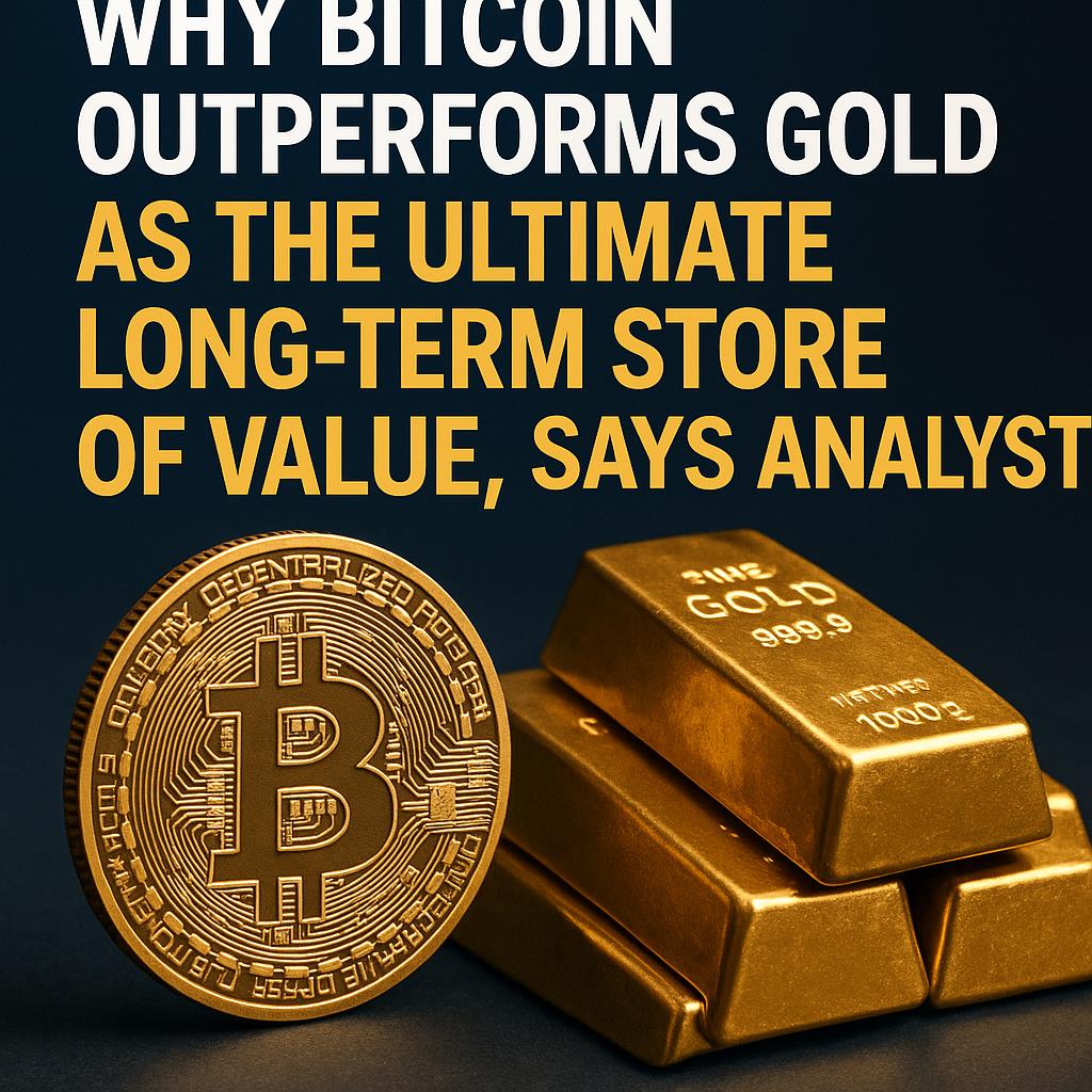 Why Bitcoin Outperforms Gold As The Ultimate Long-Term Store Of Value, Says  Analyst
