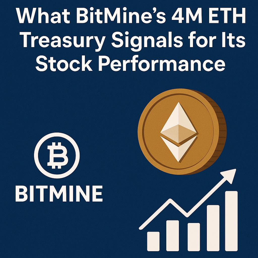 What Bitmine's 4M ETH Treasury Signals For Its Stock Performance