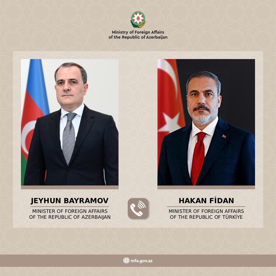 Azerbaijani, Turkish Fms Confer On Normalization Process With Armenia
