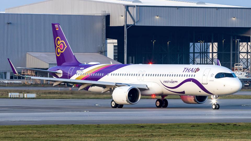 Thai Introduces A321neo On Commercial Service    Inaugural Flight Goes To Singapore
