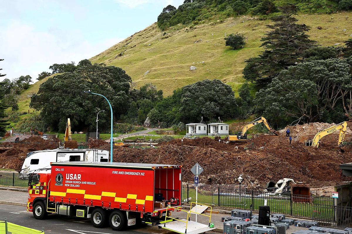 Rescuers Dig For Six Missing, Youngest 15, In New Zealand Landslide
