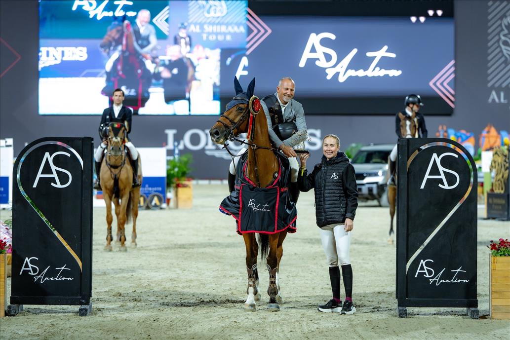 Speedy Shady Ghrayeb Leads the Way as Diamond Tour Action Headlines Day Two at the Al Shira’aa International Horse Show