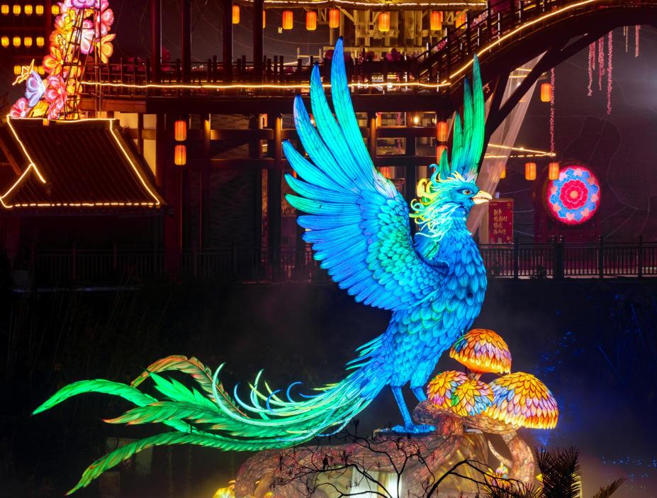 The 32Nd Zigong International Dinosaur Lantern Festival Lights Up ...
