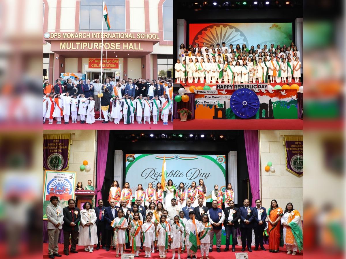 India's Republic Day Marked At DPS-Monarch
