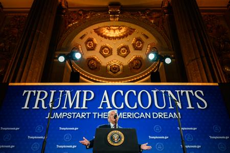 Trump Touts Tech Boom, Market Highs As Firms Back New Accounts