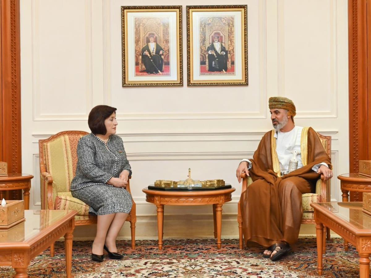 Speaker Of Azerbaijani Parliament Meets Chairman Of Omani Shura Council