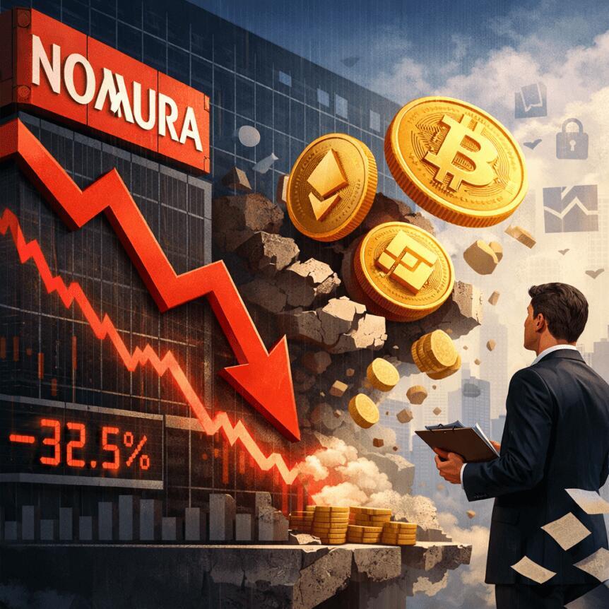 Nomura Q3 Profit Drop Triggers Crypto Exposure Reduction